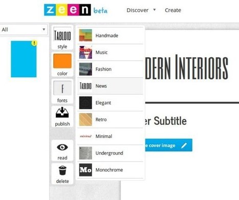 How To Use Zeen To Create a Digital Magazine | Web Publishing Tools | Scoop.it