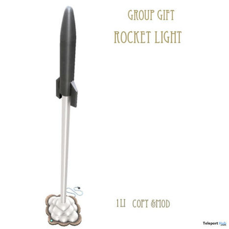Rocket Light July 2021 Group Gift by D-LAB | Teleport Hub - Second Life Freebies | Teleport Hub | Scoop.it