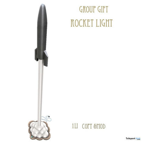 Rocket Light July 2021 Group Gift by D-LAB | Teleport Hub - Second Life Freebies | Second Life Freebies | Scoop.it