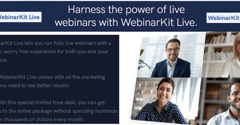 Marketing Scoops: Create Live Webinar Events Faster & Easier Than Ever Before With WebinarKit | Online Marketing Tools | Scoop.it