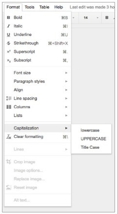 New time saving feature in Google Docs - Convert text to all CAPS and more in Google Docs | iGeneration - 21st Century Education (Pedagogy & Digital Innovation) | Scoop.it