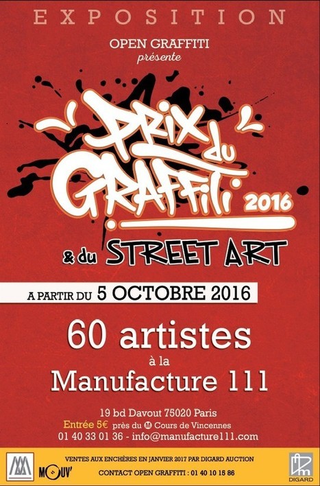 Prix du graffiti et du street-art 2016 - itartbag | Interviews graffiti et Hip-Hop | Scoop.it