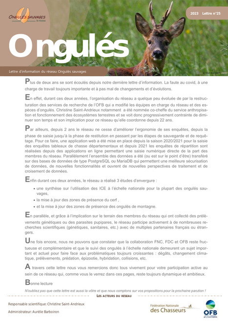 Ongulés infos - Lettre n°25 | Biodiversité | Scoop.it