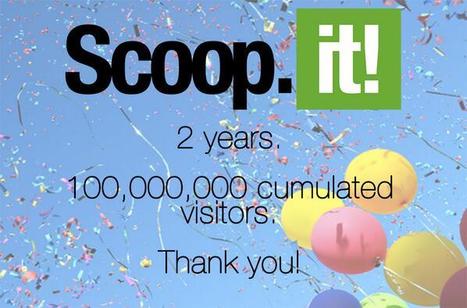 #ScoopitBDay, Scoop.it a deux ans : Joyeux anniversaire ! | Notebook or My Personal Learning Network | Scoop.it