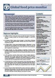 FAO GIEWS Update-Publication: Global Food Price Monitor, December 2014 | MED-Amin network | Scoop.it