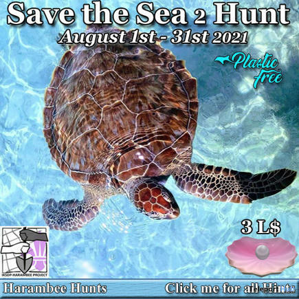 Save the Sea 2 Hunt 2021 | Teleport Hub - Second Life Hunts | Second Life Freebies | Scoop.it