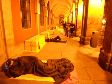 Dormir dans la rue à Madrid entraînera 750 euros d’amende | ACTUALITÉ | Scoop.it