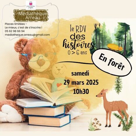 Le 29 mars, rendez-vous des histoires &agrave; la m&eacute;diath&egrave;que d'Arreau sur le th&egrave;me de la for&ecirc;t&nbsp; | Vall&eacute;es d'Aure & Louron - Pyr&eacute;n&eacute;es | Scoop.it