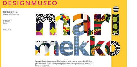 Marimekko-verkkonäyttely | 1Uutiset - Lukemisen tähden | Scoop.it