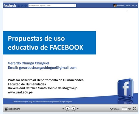 Propuestas de uso educativo de FaceBook #socialmedia #education | Pedalogica: educación y TIC | Scoop.it