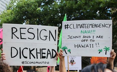 The best signs from Australia's climate protests amid bushfire crisis | Coastal Restoration | Scoop.it