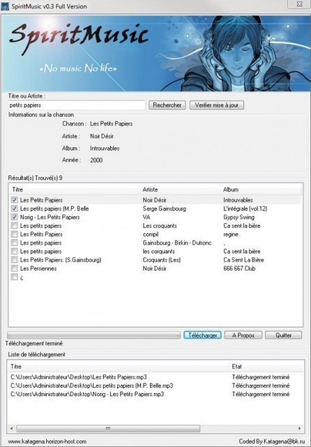 Spirit Music, un logiciel libre pour télécharger de la musique sur Grooveshark | Ballajack | Télécharger et écouter le Web | Scoop.it