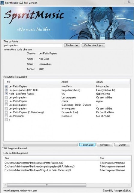 Spirit Music, un logiciel libre pour télécharger de la musique sur Grooveshark | Time to Learn | Scoop.it