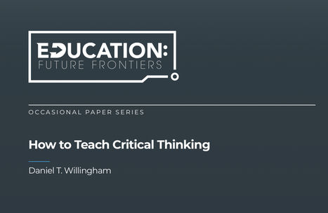 How to Teach Critical Thinking | Innovate for the future - NSW Education | iPads, MakerEd and More  in Education | Scoop.it