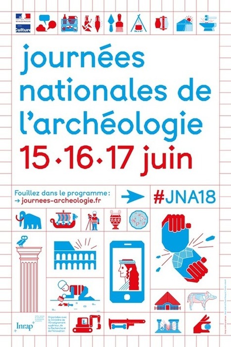 Newsletter Journées nationales de l'archéologie 2018 #1 - Journées nationales de l'archéologie | Créativité et territoires | Scoop.it
