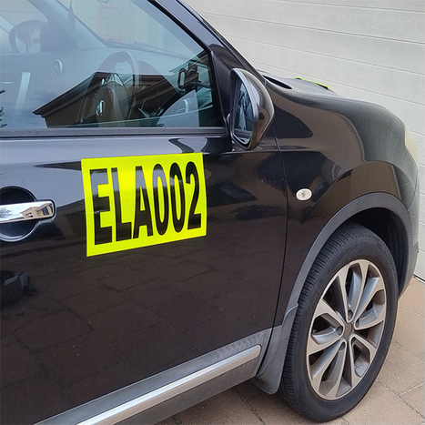 Asset numbers, High Vis Vehicle Number Signs! | Creative Signage & Innovative Printing Trends | Scoop.it