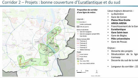 Découvrez en photo les tracés envisagés d'une possible future ligne de métro dans Bordeaux Métropole -  | Les grands projets de la Gironde | Scoop.it