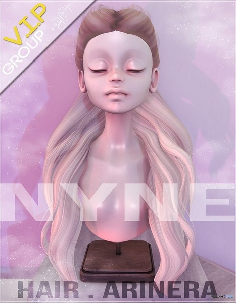 Arinera Hair March 2019 VIP Group Gift by NYNE | Teleport Hub - Second Life Freebies | Second Life Freebies | Scoop.it