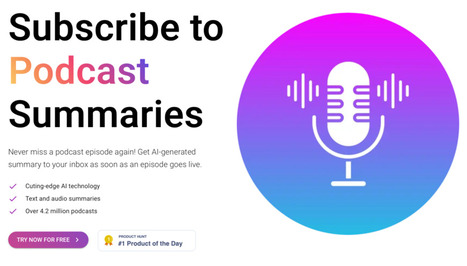Podsnap : L'IA qui résume vos podcasts préférés en texte et audio | Ressources Community Manager | Scoop.it