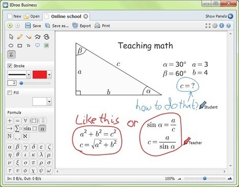 IDroo Whiteboard for Skype | A New Society, a new education! | Scoop.it