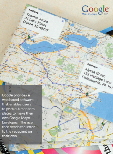 Google Maps Envelopes | Creative_me | Scoop.it