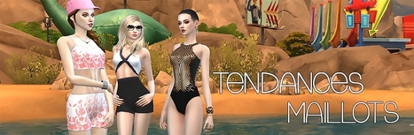 Tendances maillots de bains été 2016 << Delise sur Sims Artists | Les Sims | Scoop.it