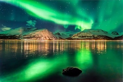 Incredible Green Sky - Norway … | Travel...