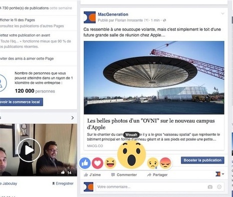 Facebook explique la cr&eacute;ation de ses 5 nouvelles R&eacute;actions | CoreTech | Scoop.it