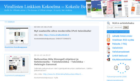 Virallisten Linkkien Kokoelma | 1Uutiset - Lukemisen tähden | Scoop.it