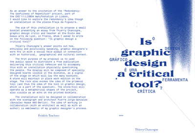 Le design graphique est-il un OUTIL CRITIQUE ? par Thierry Chancogne | actions de concertation citoyenne | Scoop.it