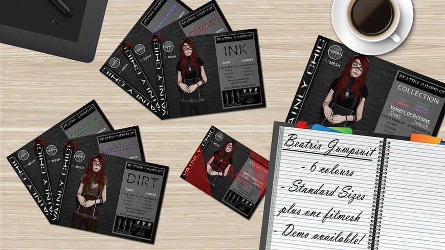 Beatrix Jumpsuit Advertisement | Second Life Fashion Addict