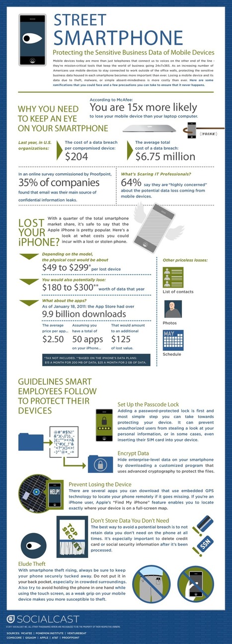 Mobile Theft: Why You Should Secure Your Phone [Infographic] | Mobile Technology | Scoop.it