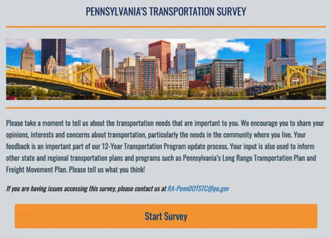 Pennsylvania's Transportation Survey | Newtown News of Interest | Scoop.it