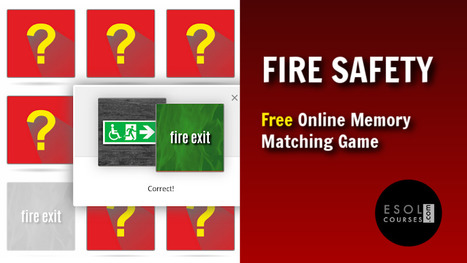 Fire Safety At Work and College - ESL Pelmanism Game | English Word Power | Scoop.it