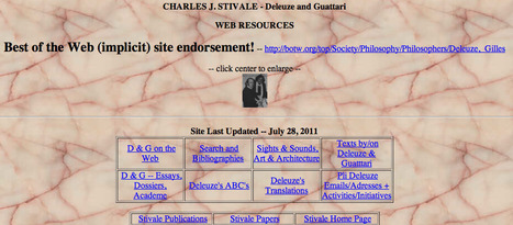 Deleuze and Guattari, Web Resources | Digital Delights | Scoop.it
