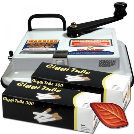 topomatic Stopfmaschine + Ciggy Hülsen + Hydrostone | elektrische stopfmaschine | Scoop.it