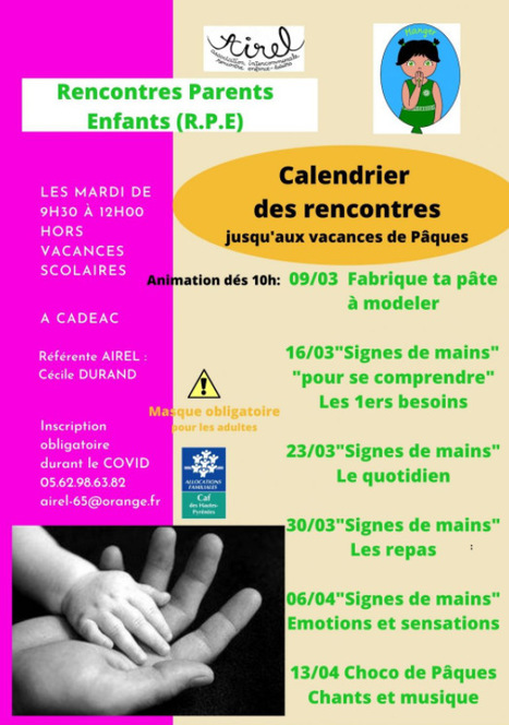 AIREL : programme des rencontres Parents Enfants | Vallées d'Aure & Louron - Pyrénées | Scoop.it
