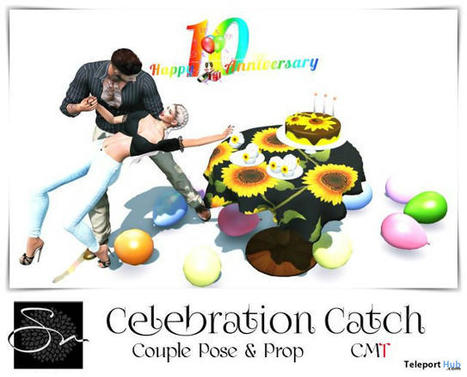 Celebration Catch Couple Pose 10th Anniversary Gift by Something New | Teleport Hub - Second Life Freebies | Teleport Hub | Scoop.it