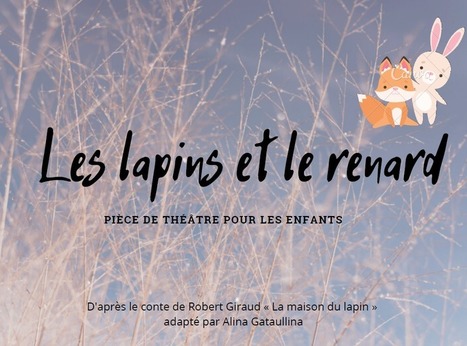 Envie de faire du théâtre avec les petits amateurs de français ? – | FLE enfants | Scoop.it