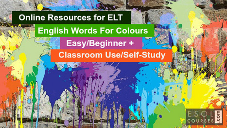English For Beginners - Words for Colours | English Word Power | Scoop.it