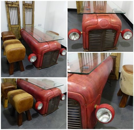 Coffee Table From an Upcycled Massey Ferguson Tractor | 1001 Recycling Ideas ! | Scoop.it