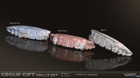Grillz Set August 2026 Group Gift by Vuriks | Teleport Hub - Second Life Freebies | Second Life Freebies | Scoop.it