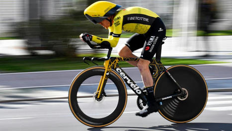 Cyclisme : "Nous avons passé des heures dans la soufflerie..." La formation Visma Lease a Bike équipe ses coureurs d'un casque au look futuriste | L'innovation dans la filière cuir | Scoop.it