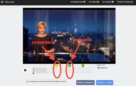 Con "Edpuzzle" no sólo puedes incluir preguntas a cualquier vídeo, sino también insertar comentarios | TIC & Educación | Scoop.it