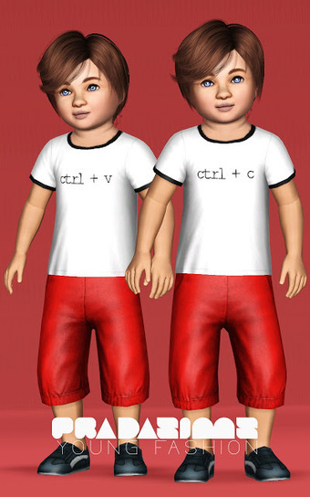 PRADASIMS: T-Shirts for Toddlers! #DD06 | Les Sims | Scoop.it