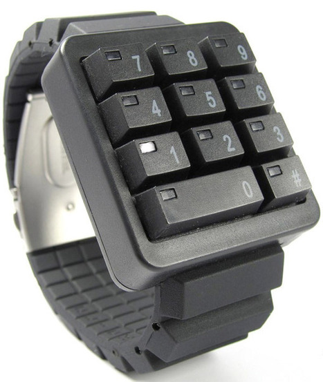 Click Keypad LED Watch: Time to Push Some Buttons | All Geeks | Scoop.it