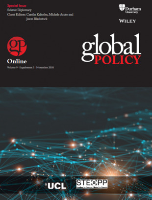Special Issue – Science Diplomacy | Global Policy Journal | Global Policy, Corruption, Economic Crimes, Fronting, Whistleblowers | Scoop.it