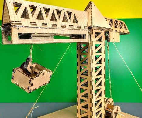 Cardboard Crane : 5 Steps (with Pictures) | tecno4 | Scoop.it