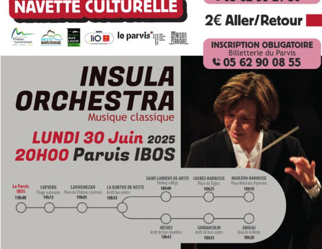Musique classique par la navette culturelle intercommunautaire le 30 juin | Vallées d'Aure & Louron - Pyrénées | Scoop.it