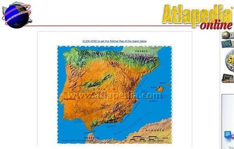 Atlapedia, mapas físicos y políticos de cualquier país del mundo | Las TIC en la Educación | Scoop.it